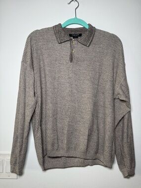 Vintage Murano Italia Crewneck Polo Sweater